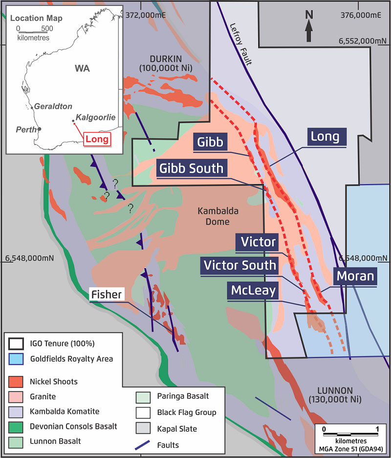 Long Operation - Regional geology